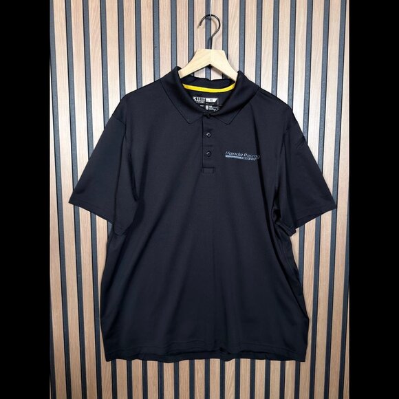 5.11 Tactical Polo Shirt XL Men's Black Short Sleeve Honda Racing JDM - Picture 1 of 9
